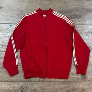 RARE! Vintage 60s Adidas Made in West Germany Zip Track Jacket Kids 12 Womens XS